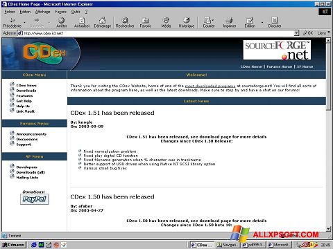 截圖 CDex Windows XP