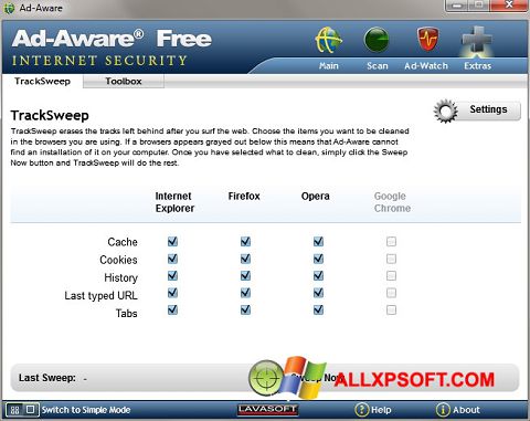 截圖 Ad-Aware Windows XP