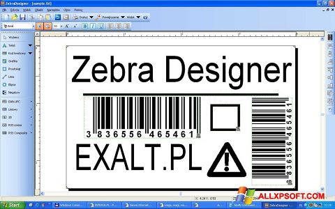 截圖 Zebra Designer Windows XP