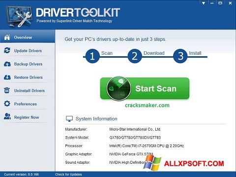 截圖 Driver Toolkit Windows XP