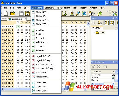 截圖 Hex Editor Neo Windows XP