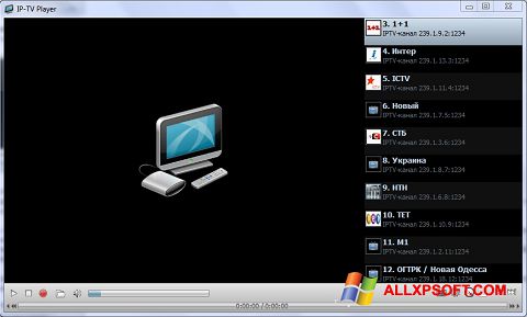 截圖 IP-TV Player Windows XP