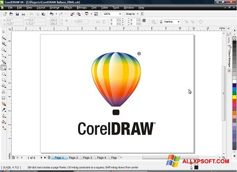 截圖 CorelDRAW Windows XP