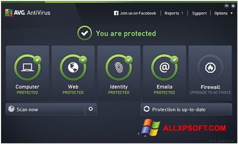 截圖 AVG AntiVirus Pro Windows XP