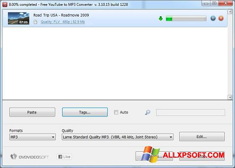截圖 Free YouTube to MP3 Converter Windows XP