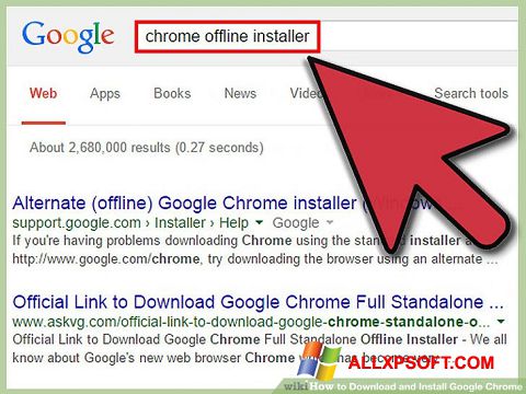 截圖 Google Chrome Offline Installer Windows XP