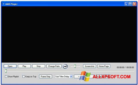 截圖 AMR Player Windows XP