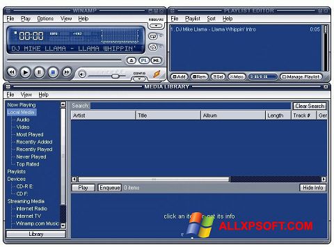 截圖 Winamp Lite Windows XP