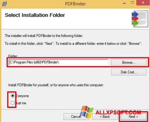 截圖 PDFBinder Windows XP