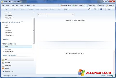 截圖 Windows Live Mail Windows XP