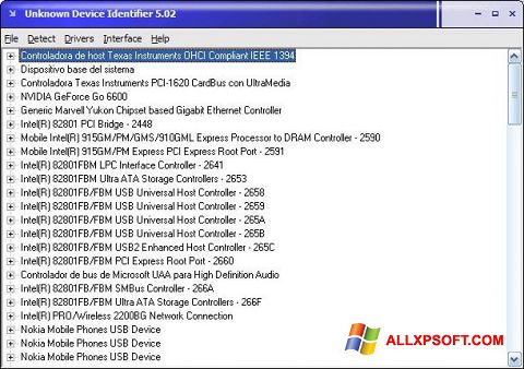 截圖 Unknown Device Identifier Windows XP