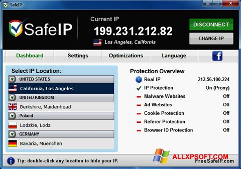 截圖 SafeIP Windows XP