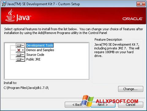 截圖 Java Development Kit Windows XP