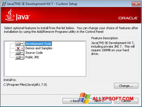截圖 Java SE Development Kit Windows XP
